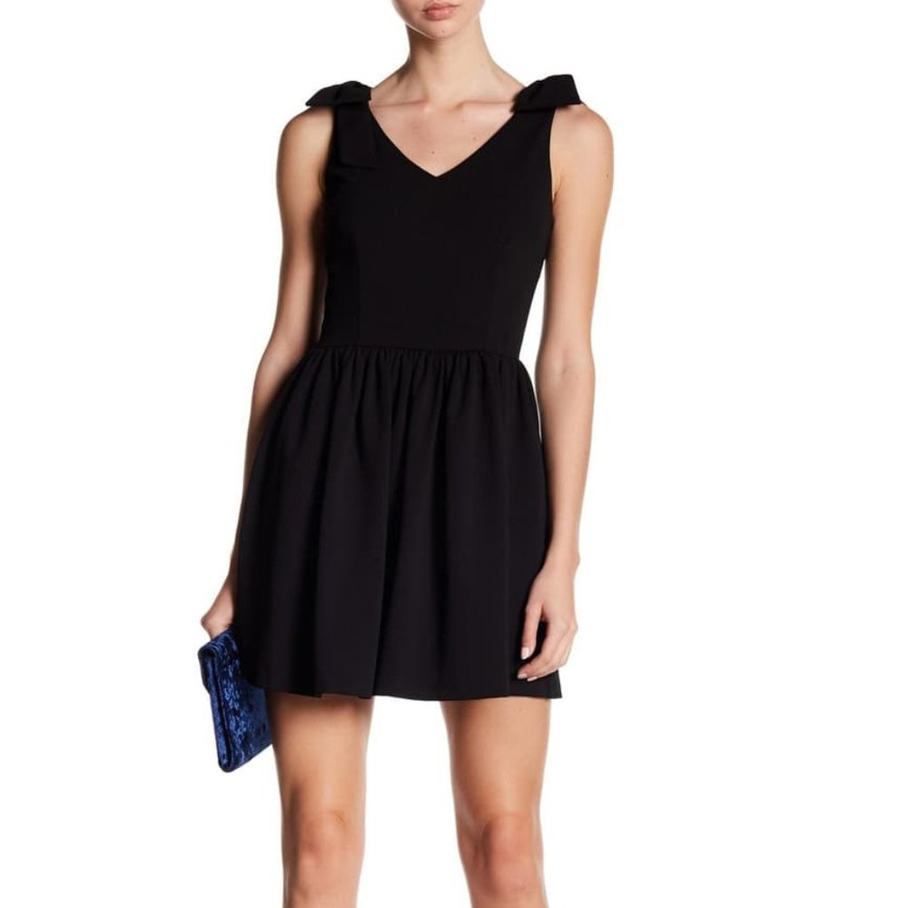 NWT Bow Detail Scuba Crepe Dress